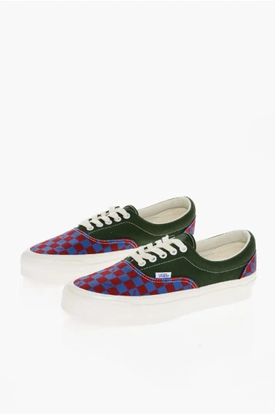 Vans Color Block Reissue 95 Low Top Sneakers With Check Detail In Multi