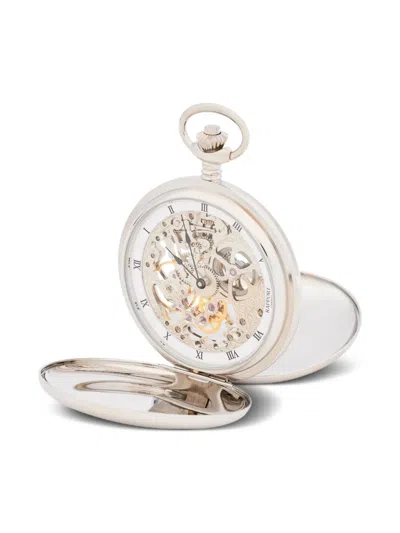 Rapport Skeleton Double Hunter Pocket Watch In Metallic