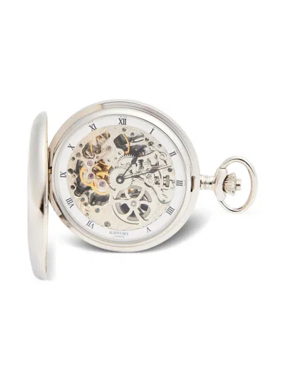 Rapport Skeleton Double Hunter Pocket Watch In Metallic