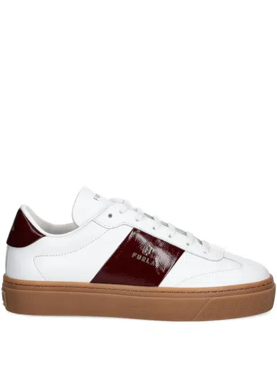 皮质拼接运动鞋