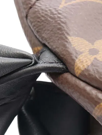 Pre-owned Louis Vuitton 2020 Monogram Palm Springs Pm Backpack In Brown