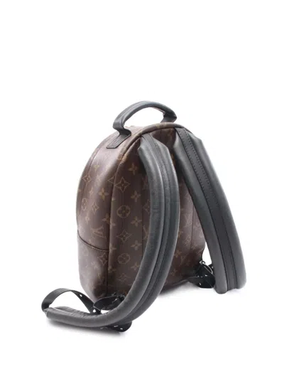 Pre-owned Louis Vuitton 2020 Monogram Palm Springs Pm Backpack In Brown
