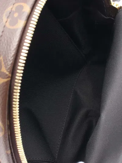 Pre-owned Louis Vuitton 2020 Monogram Palm Springs Pm Backpack In Brown