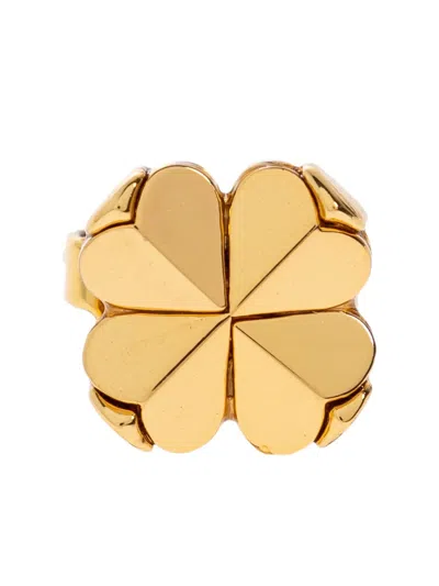 Kate Spade New York Spade Flower Stud Earrings In Gold