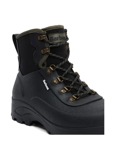 Barbour Men's Marlow Lace Up Welly Boots In Black