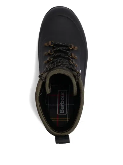 Barbour Men's Marlow Lace Up Welly Boots In Black