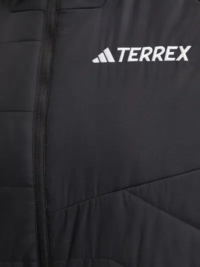 Adidas Originals Hooded-neck Insulated Jacket In Black