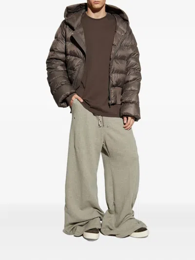 Rick Owens Drkshdw Wide-leg Trousers With Side And Back Pockets In Gray