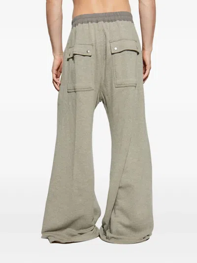 Rick Owens Drkshdw Wide-leg Trousers With Side And Back Pockets In Gray