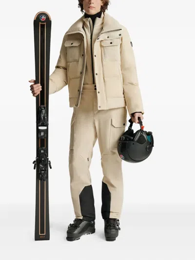 Fusalp Carlo Corduroy-panel Quilted Ski Jacket In Multi