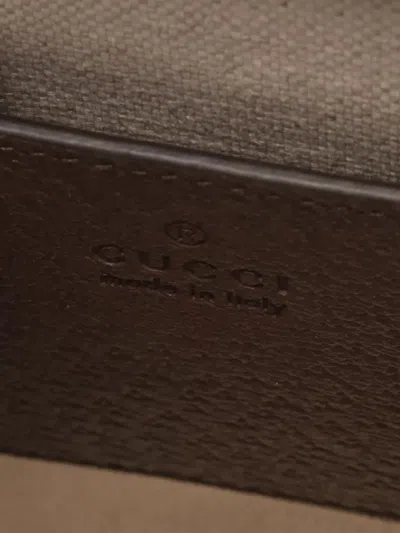 Pre-owned Gucci 2000-2015 Mini Jumbo Gg Canvas Web Satchel In Brown