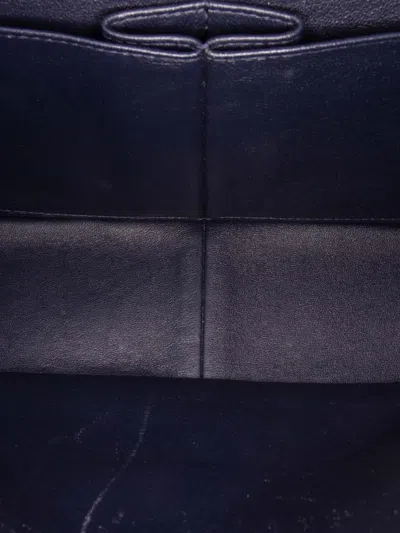 Pre-owned Chanel 2013-2014 Jumbo Classic Caviar Double Flap Shoulder Bag In Blue