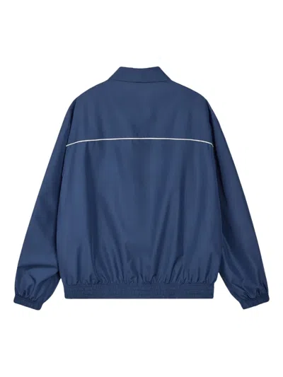 Rest&recreation Collar-detail Zip-up Track Jacket In Blue