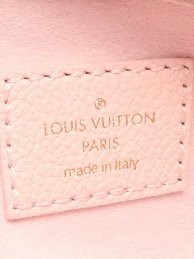 Pre-owned Louis Vuitton 2021-2025 Monogram Empreinte Giant By The Pool Mini Bumbag Satchel In Pink