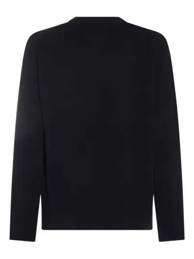 The Row Sibem Ribbed Wool Sweater In Black