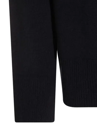The Row Sibem Ribbed Wool Sweater In Black
