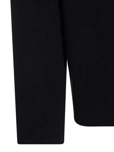 The Row Sibem Ribbed Wool Sweater In Black