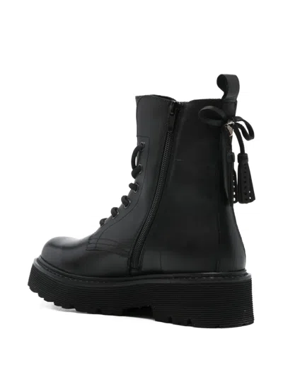 Cult Lace-up Studded Boots In Multi