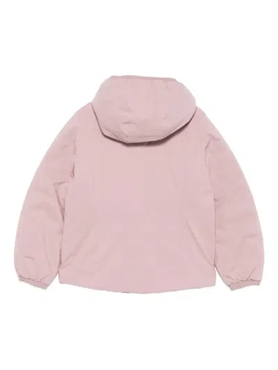 K-way Hooded Reversible Jacket In Pink