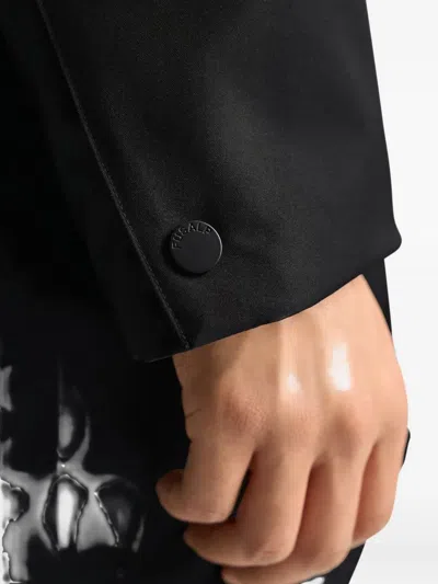 Fusalp Single-breasted Button Coat In Blue