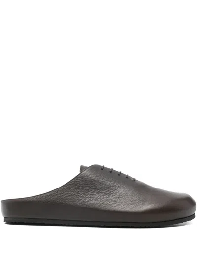 Jacquemus Derby Style Lace-up Slippers In Multi