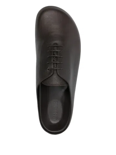 Jacquemus Derby Style Lace-up Slippers In Multi