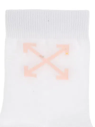 Off-white Arrows-motif Socks In White