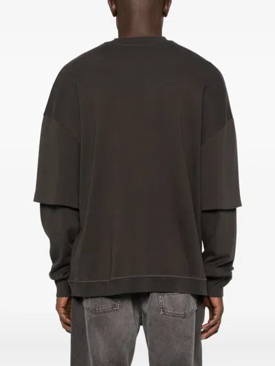Darkpark Double-layered Crew-neck Sweatshirt In Multi