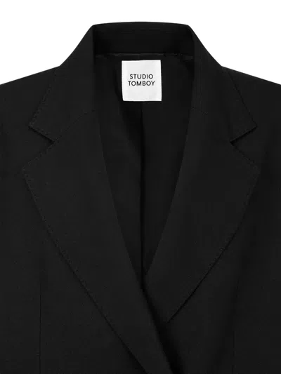 Studio Tomboy Patch-pocket Jacket In Black