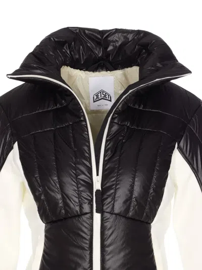 Jetset Tanja Padded High-neck Jacket In Black