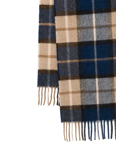 Norse Projects Moon Checked Scarf In Black