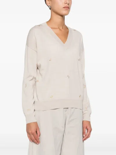 Herno Sweaters In Neutral