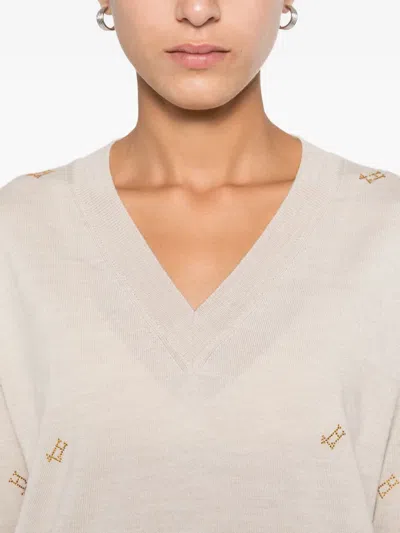 Herno Sweaters In Neutral