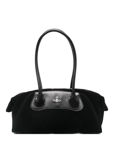 Vivienne Westwood Small Shoulder Bag Featuring Top Handles In Pattern