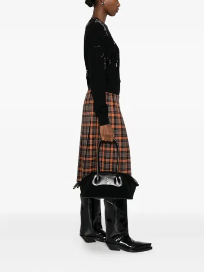 Vivienne Westwood Small Shoulder Bag Featuring Top Handles In Pattern