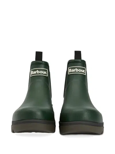 Barbour Nimbus Elastic-panel Rain Boots In Black