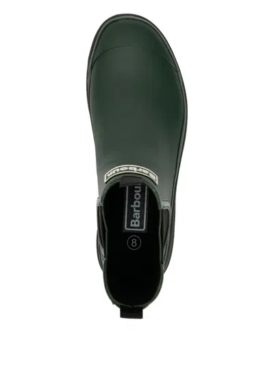 Barbour Nimbus Elastic-panel Rain Boots In Black