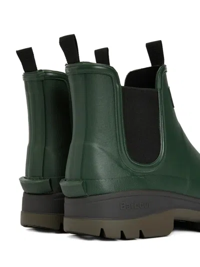Barbour Nimbus Elastic-panel Rain Boots In Black