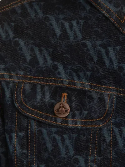 Vivienne Westwood Cotton Denim Jacket In Blue
