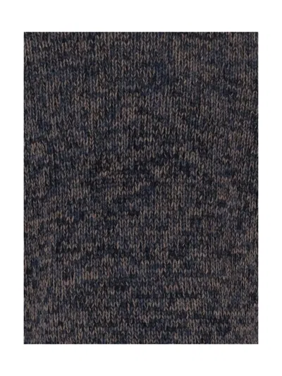 Vince Mega Marled Wool Blend Crewneck Sweater In Black