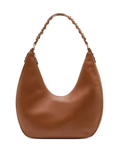 Liu •jo Large Hobo Bag With Chain In Blue