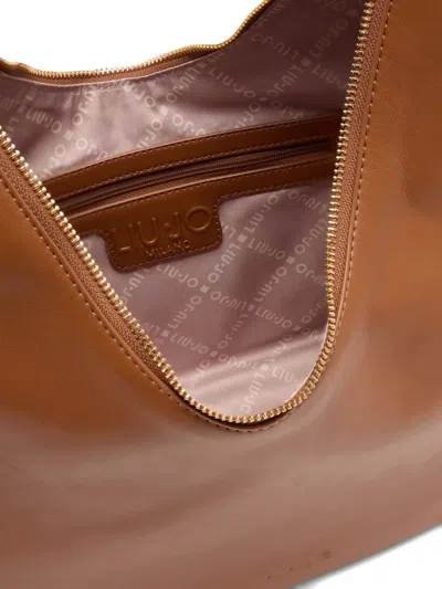 Liu •jo Large Hobo Bag With Chain In Blue