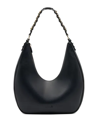 Liu •jo Large Chain-embellished Shoulder Bag In Black
