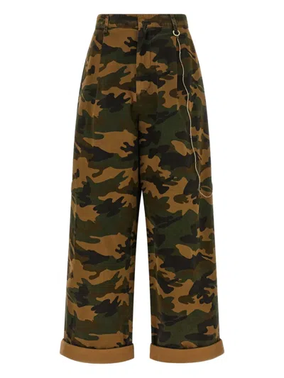 Darkpark Danielle Camouflage-print Trousers In Multi