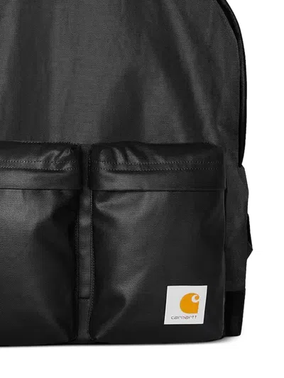 Carhartt Logo-patch Backpack In Black