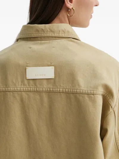 搭扣贴袋衬衫式夹克