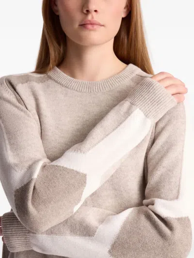 Fusalp Colour-block Wool Sweat In Multi