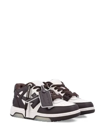 Off-white Off White Out Of Office Leather Sneakers In Multi