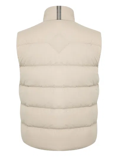 Canada Goose Down Enduraluxe Packable Crofton Gilet In Neutral