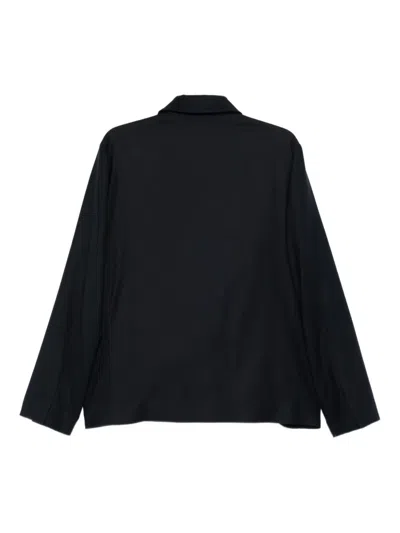 羊毛衬衫式夹克